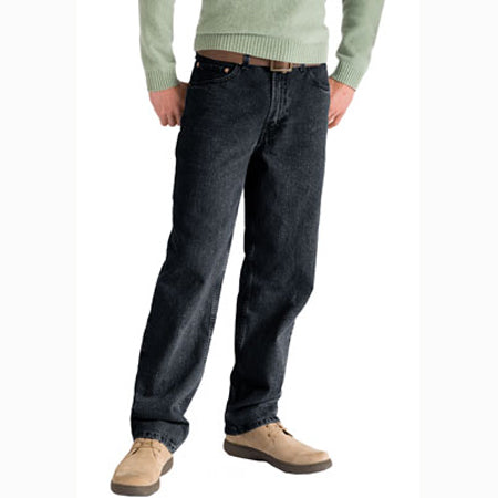 00550-0260 Black Relaxed Fit Mens Levi Strauss Jeans