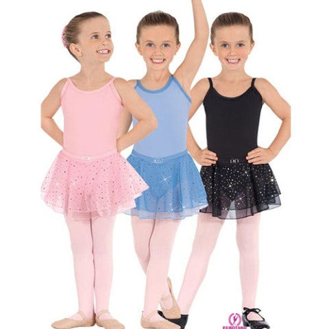 0205 Eurotard Child Sparkle Camisole Leotard with Skirt