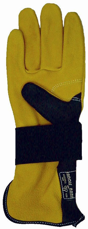 10-06 Bull Riding Glove With Velcro Strap - Left Hand