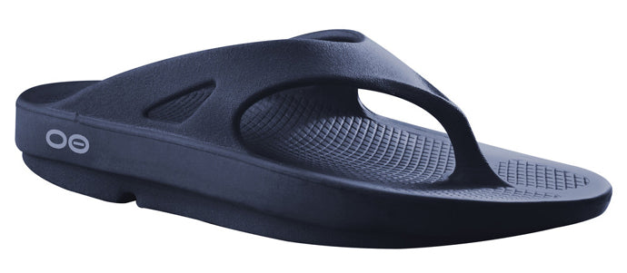 1000-NAVY Foam Cushioned Original Thong Flip-Flop Oofos Ladies Sandals