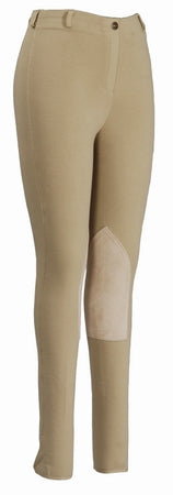 10001-01 TuffRider Ladies Pull-On Knee Patch Breeches