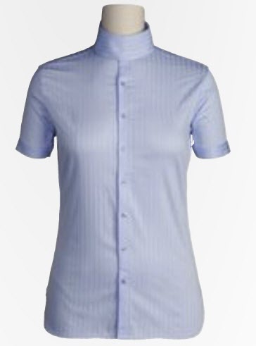10003308 Blue Victory Short Sleeve Womens Riding Shirt