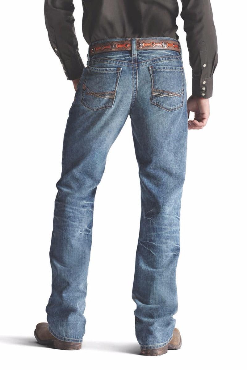10008403 M4 Scoundrel Relaxed Fit Low Rise Boot Cut Ariat Mens Jeans