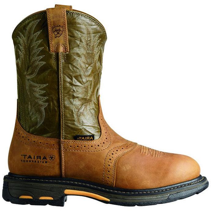 10008635 Workhog 10 Inch Waterproof Composite Toe Ariat Mens Work Boots