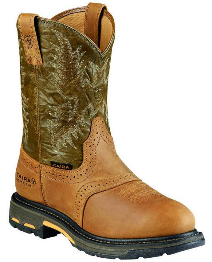 10008635 Workhog 10 inch Waterproof Composite Toe Ariat Mens Work Boots
