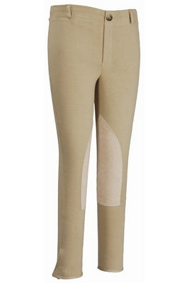 10010-01 Tan Kids JPC Cotton Pull on Breeches