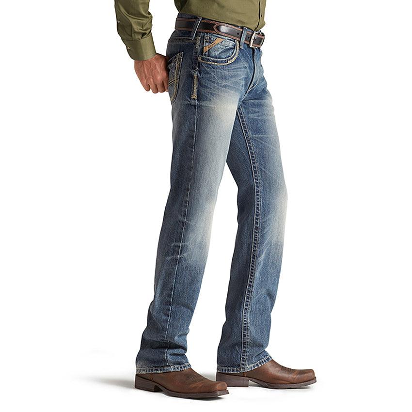 10012703 Ariat Men's M5 Low Rise Striaght Leg Jeans