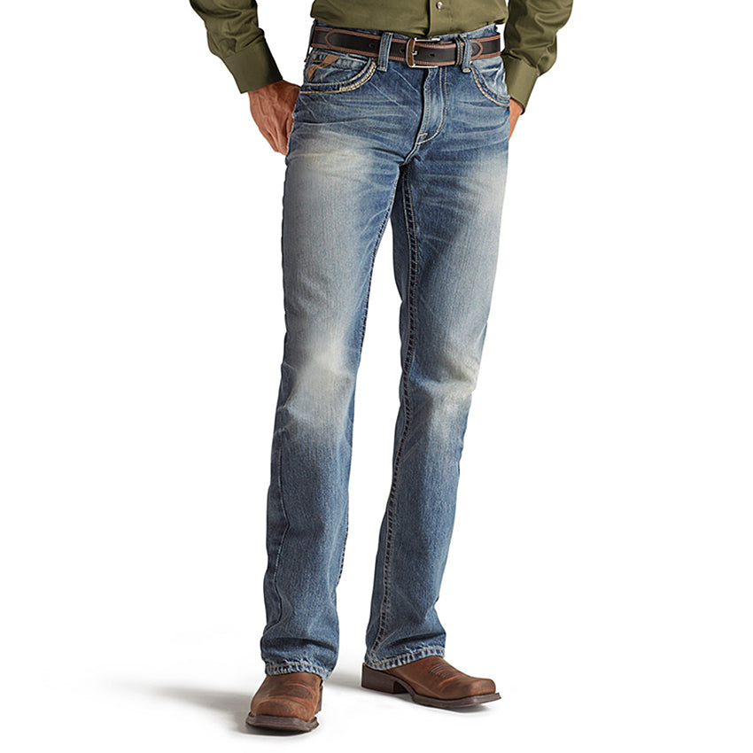 10012703 Ariat Men's M5 Low Rise Striaght Leg Jeans
