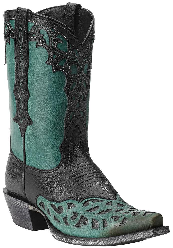 10014097 Vera Cruz Overlay Snip Toe Ariat Womens Western Cowboy Boots