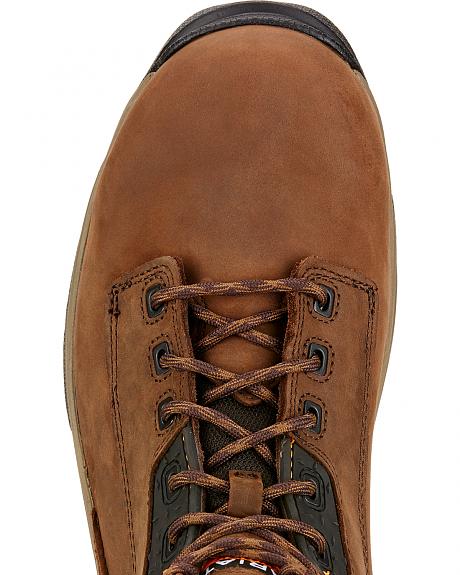 10017421 Brown MASTERGRIP 6 Inch H2O Ariat Men's Soft Toe Work Boots