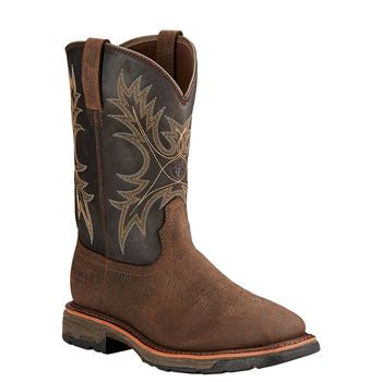 10017436 WorkHog H20 Men's Ariat Square Toe Work Boots