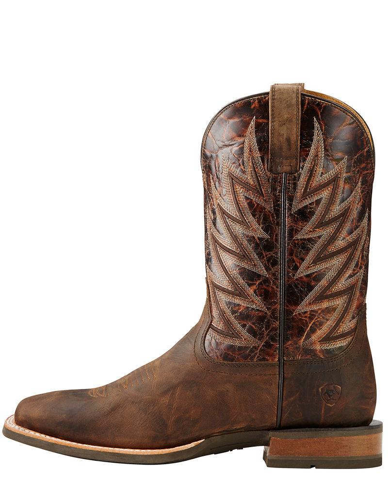 10018695 Challenger Branding Iron Square Toe Ariat Mens Cowboy Boots