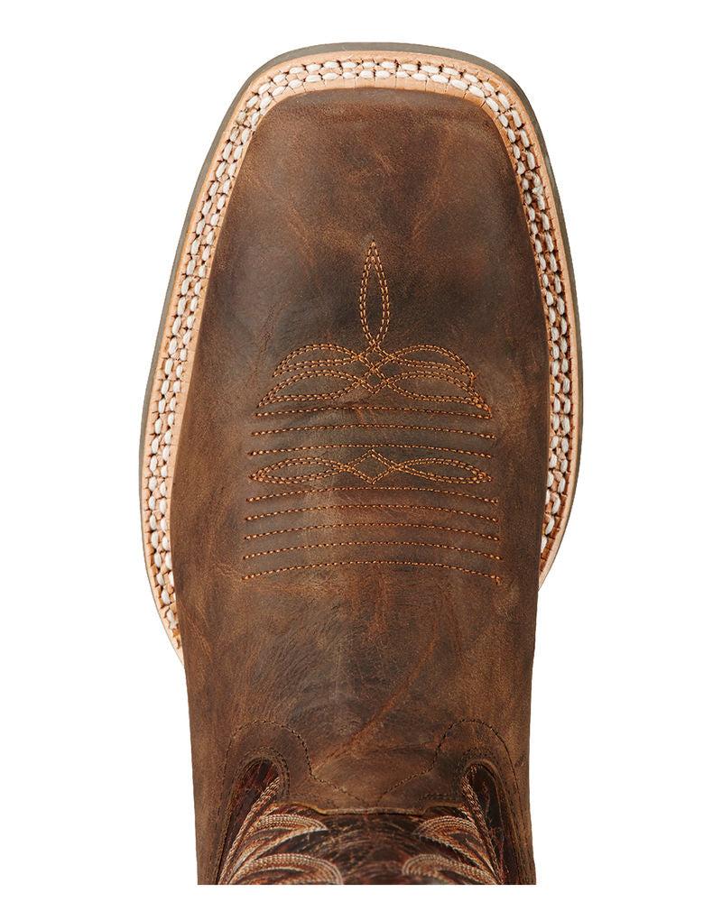 10018695 Challenger Branding Iron Square Toe Ariat Mens Cowboy Boots