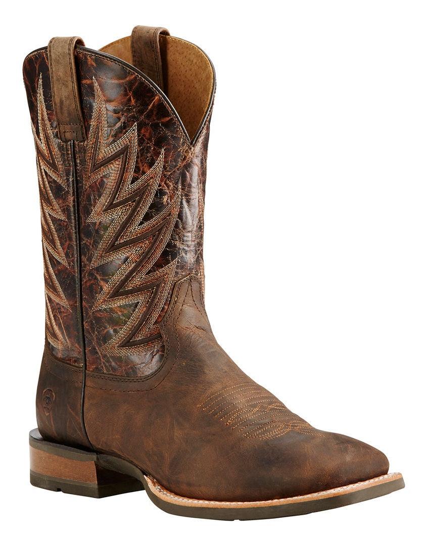 10018695 Challenger Branding Iron Square Toe Ariat Mens Cowboy Boots