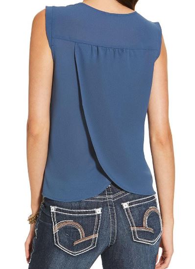 10019420 Navy Flint Ariat Womens Sleeveless Top
