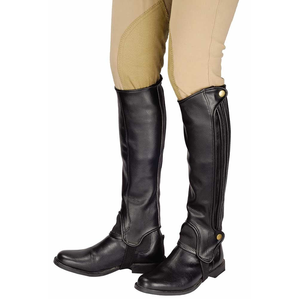 100581-647 TuffRider Grippy Grain Half Chaps
