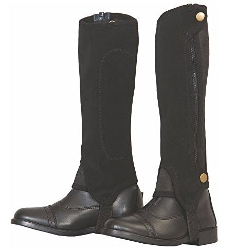 100661-640 TuffRider Child Grippy Nubuck Half Chap