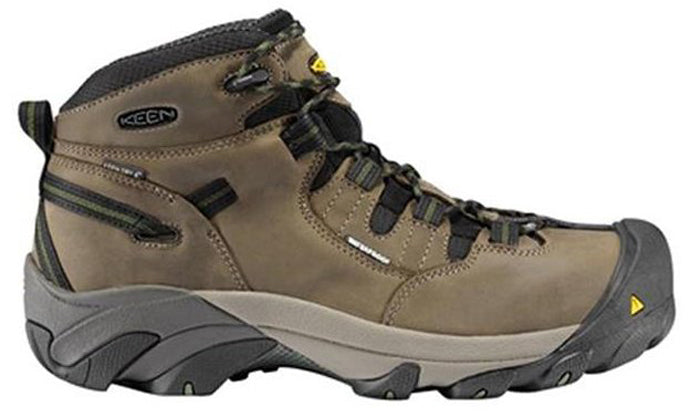 1007003 DETROIT MID Waterproof Leather Steel Toe Keen Mens Work Boots
