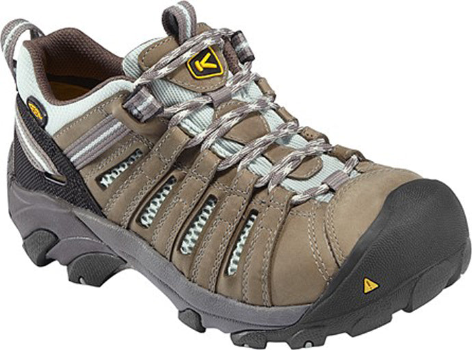 1008823 FLINT LOW Grey Steel Toe Keen Womens Work Shoes
