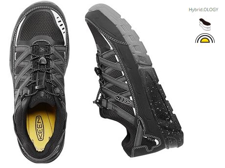 1017070 Black Asheville At ESD Mens Keen Work Shoes