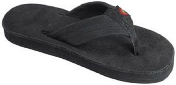 101LTSOO-PBLK-C Black Wide Strap Rainbow Kids Sandals