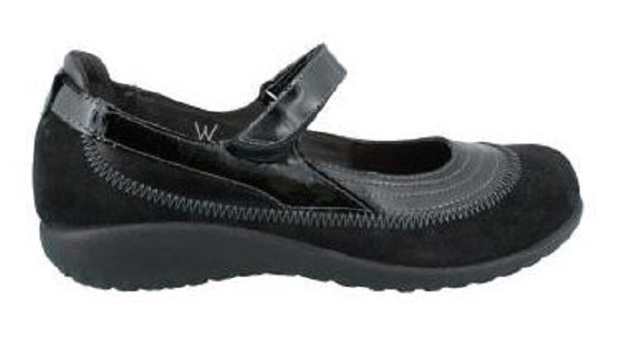 11102-N41 KIREI Black Mary Jane Slip on Women's Noat Shoes