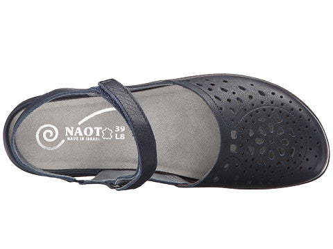 11124-081 Ink Blue ARATAKI Slip On Adjustable Strap Women's Naot Shoes