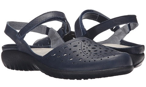 11124-081 Ink Blue ARATAKI Slip on Adjustable Strap Women's Naot Shoes