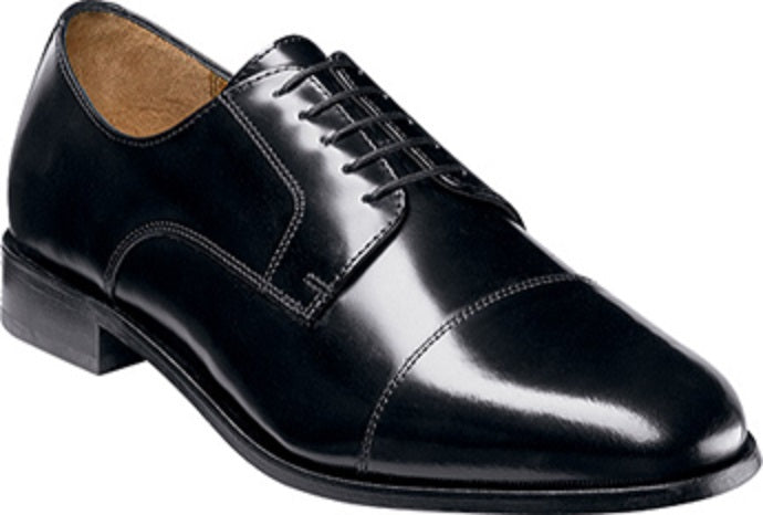 11222 BROXTON Black Leather Oxford Florsheim Mens Dress Shoes