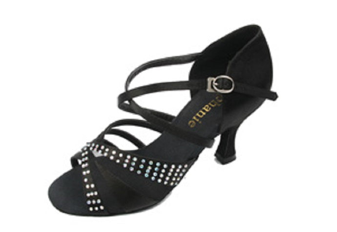 12056-15 Stephanie Crystal Collection Womens Dance Shoes