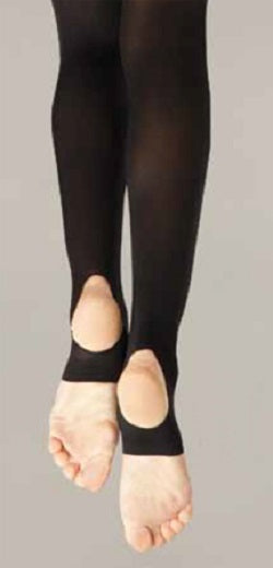 145C Hold & Stretch Nylon/Lycra Childs Stirrup Tights (Sizes S-L)