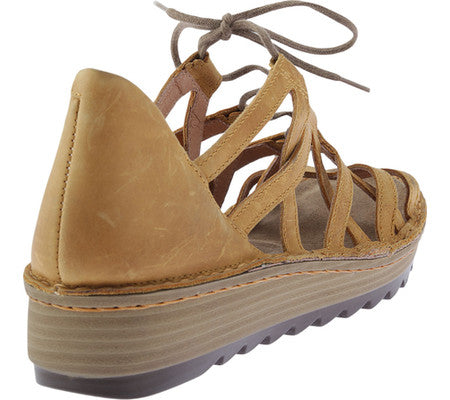 17116-EA7 Dune Nubuck Yarrow Womens Noat Wedge Sandals