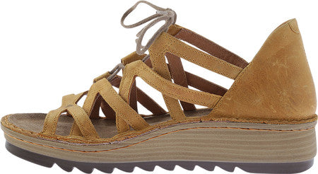 17116-EA7 Dune Nubuck Yarrow Womens Noat Wedge Sandals