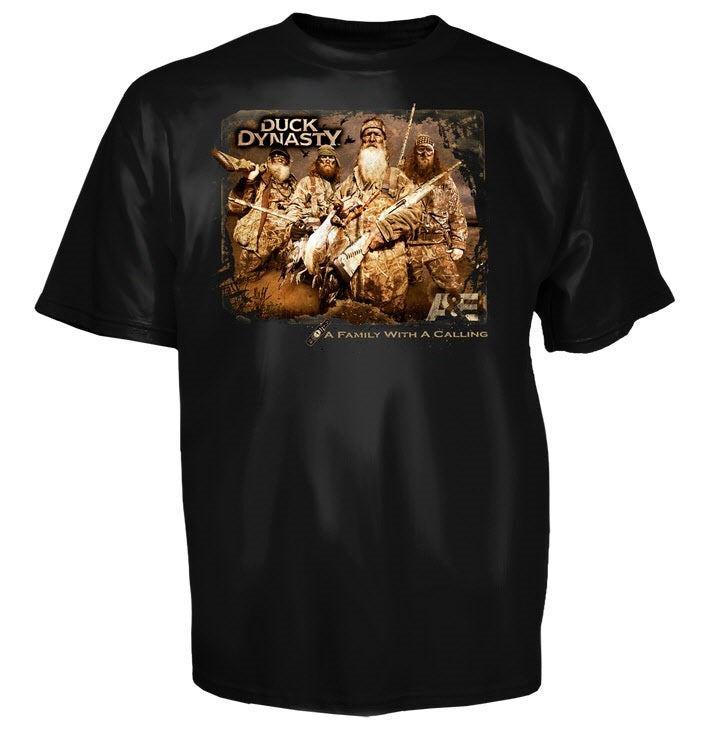 200-1324 Black Family Calling Duck Dynasty Children Shirt