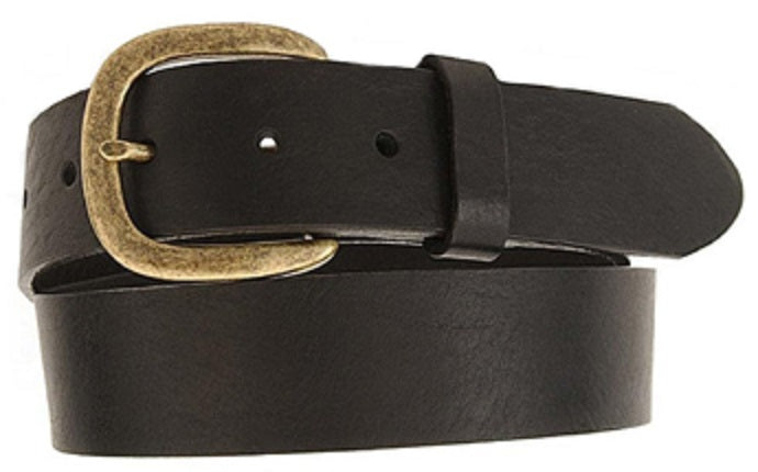 232BK Black 1 1/2 In Basic Justin Mens Work Belts