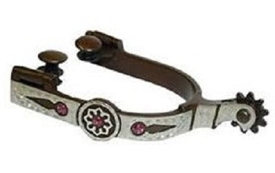 237805 Comachero With Pink Stones Women's Spur