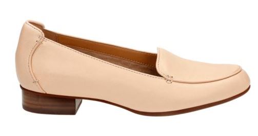 26116674 Nude Leather Keesha Luca Womens Clarks Dress Shoes