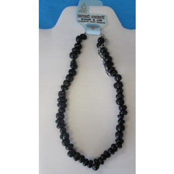 29342M&F Black Stone 17-in M&F Western Womens Necklace