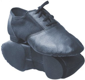 306A Tan or Black Economy Oxford Adult Jazz Shoes