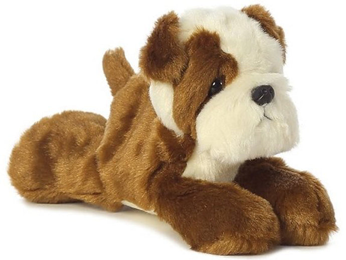 31368 Little Semper Fi The Stuffed Bulldog Mini Flopsie By Aurora Toys