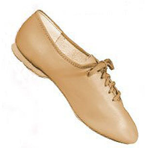 313C Tan Full Sole Oxford Kids Jazz Shoes Also in Black or White