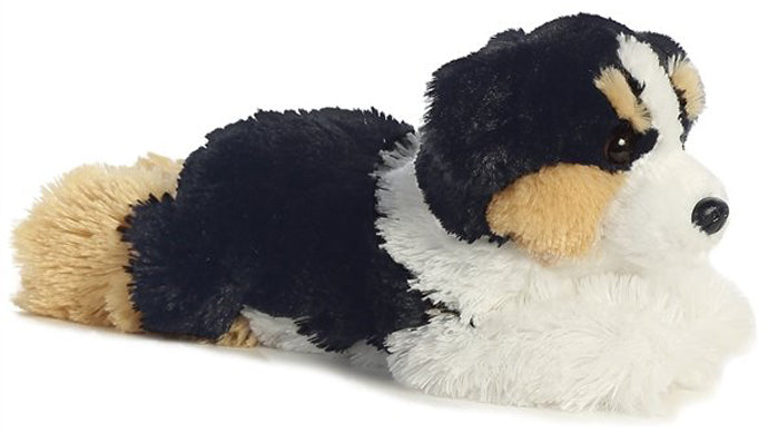 31533 Auzzie The Stuffed Tricolor Australian Shepherd Flopsie By Aurora Toys
