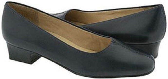 3235-400 Doris Navy Leather Comfort Pump Trotters Womens Shoes