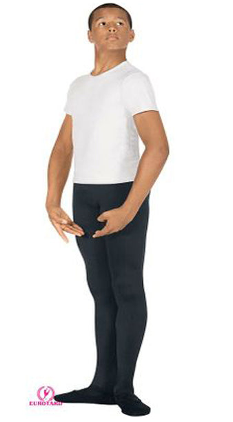 34943 Men's Microfiber Footed Tights ** Online Only