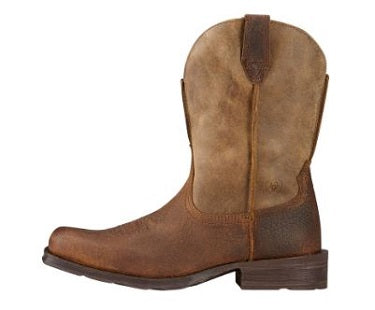 35829 Brown Bomber Rambler Square Toe Pull-On Ariat Mens Western Boots