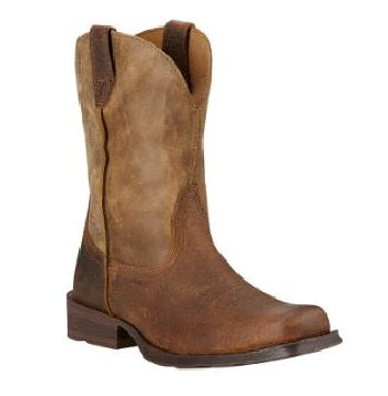 35829 Brown Bomber Rambler Square Toe Pull-On Ariat Mens Western Boots