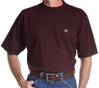 3W700BG Riggs Workwear Short Sleeve Pocket Tee Wrangler Mens Shirts