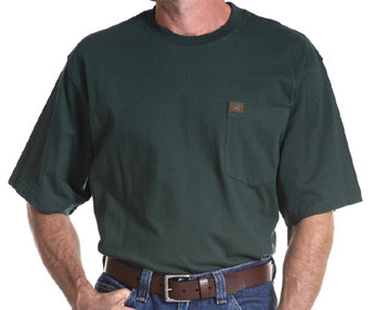 3W700FG Riggs Workwear Short Sleeve Pocket Tee Wrangler Mens Shirts
