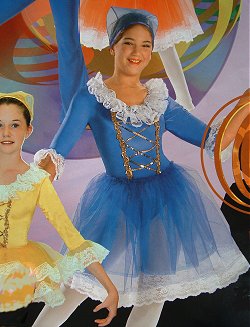 4105A Adult Beautiful Maidens Leotard DANCE RECITAL COST