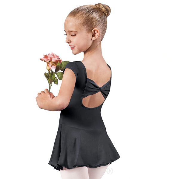 44285 Children Eurotard Angelica Bow Back Leotard With Skirt